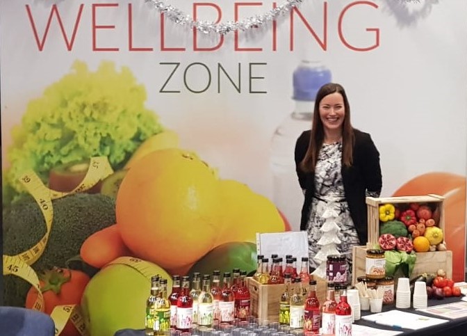 Nutrition stand at an event